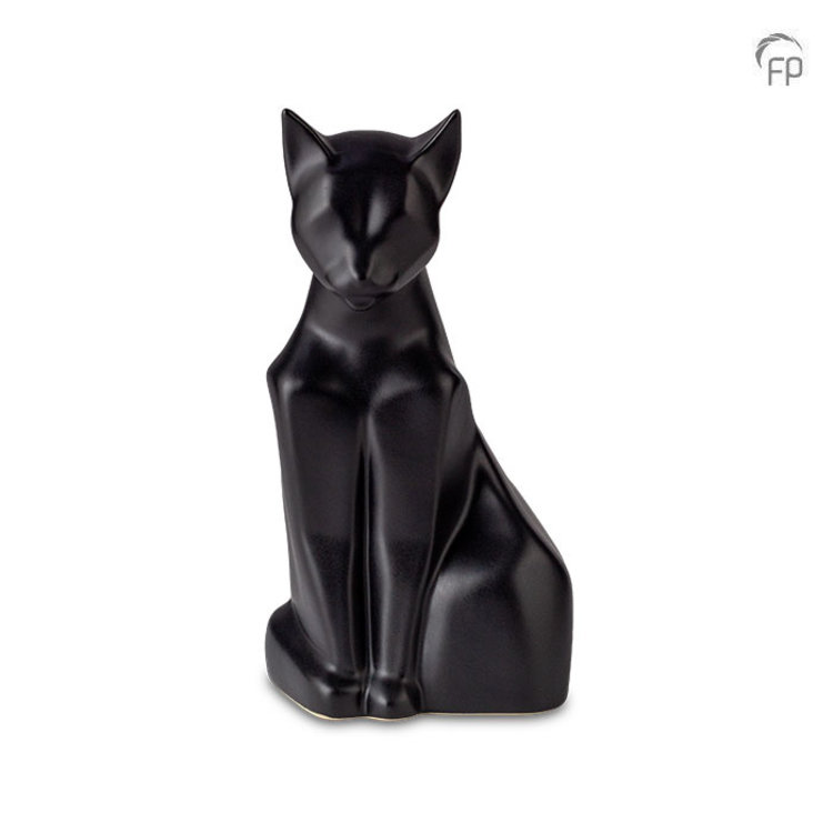 KU 161 Urna de mascota de cerámica gato – Crematorio Paraiso